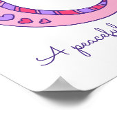 Oモノグラムアートオリビアの女の子の名前の意味ポスター ポスター (角)