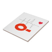 O型ファンキーハート率 タイル (側面)