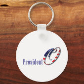O大統領 キーホルダー (正面)
