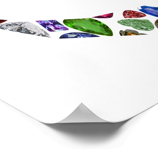 O文字モノグラム ポスター (角)