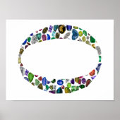 O文字モノグラム ポスター (正面)