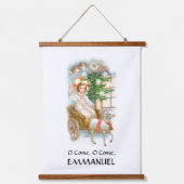 O来、O来、エマニエル・アドベント 吊り下げ型タペストリー (正面)