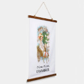 O来、O来、エマニエル・アドベント 吊り下げ型タペストリー (傾斜あり)