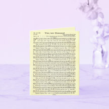 「O来、O、来Emmanuel」アドベントのグリーティングカード