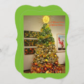 O柑橘類の木の写真フロリダからのクリスマスカード シーズンカード (正面/裏面)