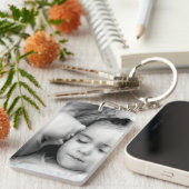 O矩形キーチェーン（両面）のキス キーホルダー (正面右)