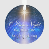 O神聖な夜オーナメント オーナメント (裏面)