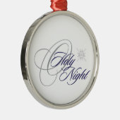 O神聖な夜オーナメント メタルオーナメント (右)