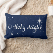 O神聖な夜休日の装飾用クッション-細長い-青 ランバークッション (ブランケット)