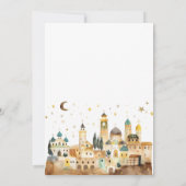 O私たち来は彼クリスチャン出生休日を崇拝しよう 招待状 (裏面)