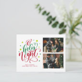O聖なる夜のおもしろいスクリプト2 Photo Collage シーズンポストカード (スタンド正面)