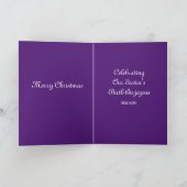 O聖なる夜のクリスマスカード カード (内部)