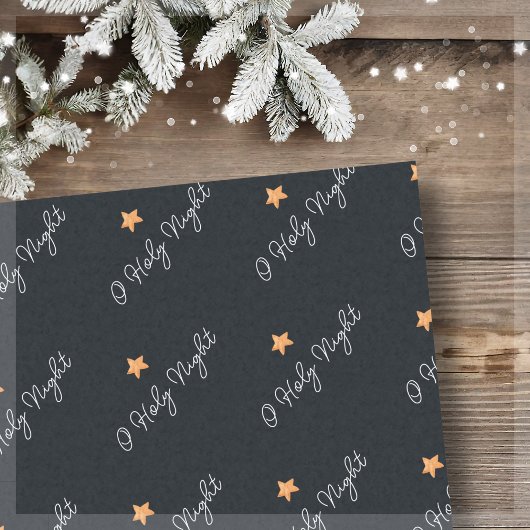 O聖なる夜のクリスマススター 薄葉紙