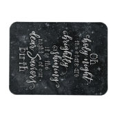 O聖なる夜のクリスマスマグネット マグネット (横)