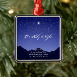 O聖なる夜の広場クリスマスの飾り メタルオーナメント