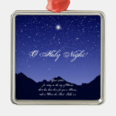 O聖なる夜の広場クリスマスの飾り メタルオーナメント (正面)