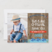 O魚Alは写真カード感謝していしています サンキューカード (正面)