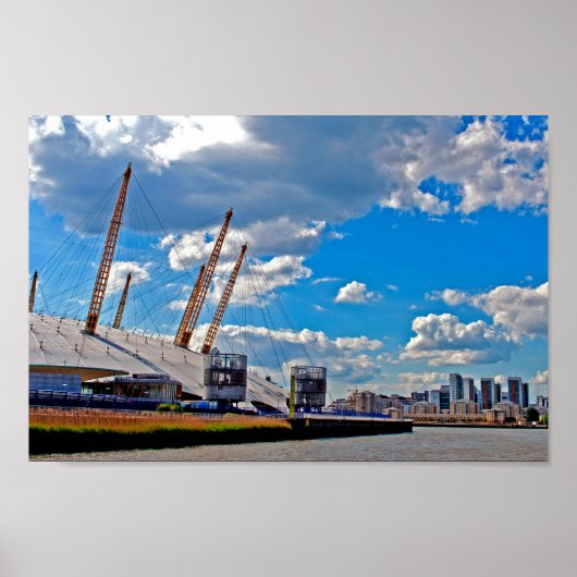 O2アリーナリバーテームズロンドンUK ポスター (正面)