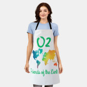 O2 - Friends of the Earth エプロン (着用した状態)