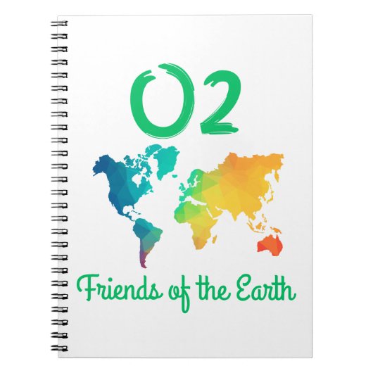 O2 - Friends of the Earth ノートブック (正面)