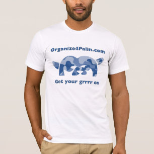 O4P -迷彩柄青s Tシャツ