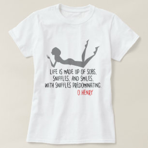 O.おもしろいHenryの引用文、泣き声、鼻水、スマイル Tシャツ