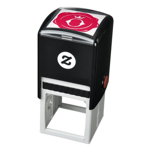 O -アンティークワックスシールゴシック王冠イニシャル文字 セルフインキングスタンプ (商品)