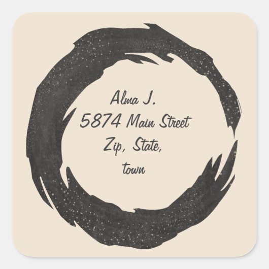 o スクエアシール (正面)