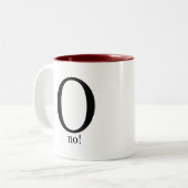 O ツートーンマグカップ (正面左)