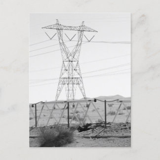 o\_(ツ)_/ Shrug Whitug Whatever Electric Desert ポストカード