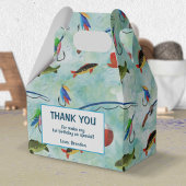 O – フィッシュと一緒に行った魚釣りの小さな漁師の誕生日 フェイバーボックス