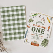 O – フィッシュアリー誕生日招待状 招待状