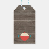 O – フィッシュ – アル感謝してい魚釣り誕生日メッセージカード ギフトタグ (裏面)