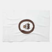 O – フクロウ キッチンタオル (横)