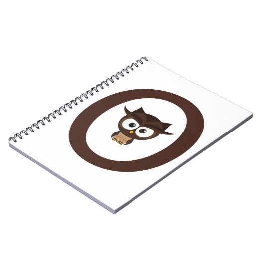 O – フクロウ ノートブック (左側)