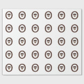 O – フクロウ ラッピングペーパー (フラット)