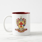 O "マグDonnellの紋章付き外衣 ツートーンマグカップ (左)