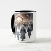 O 来 All Ye Deady Christmas Coffee Mug マグカップ (正面左)
