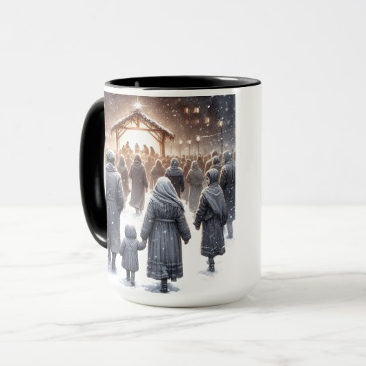 O 来 All Ye Deady Christmas Coffee Mug マグカップ (正面左)