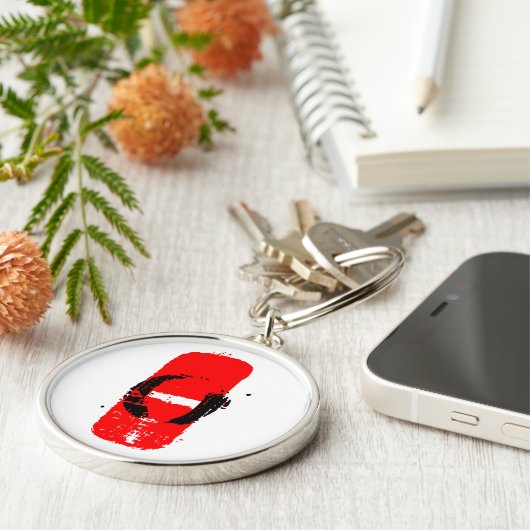 O- 血液型Keychain キーホルダー (側面)