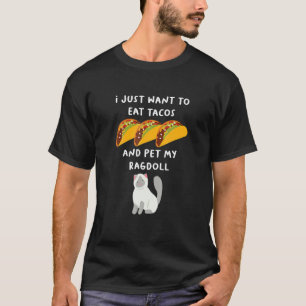 O 食べ AcosとPet My Ragdoll Cat Parent Tシャツ