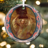 O Adonai Moses and Ten Commandments Advent メタルオーナメント