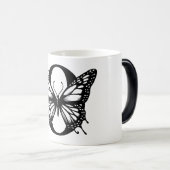 O Alphabet black butterfly モーフィングマグカップ (正面右)