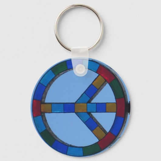 O.B.ピースサインキーチェーン キーホルダー (正面)