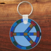 O.B.ピースサインキーチェーン キーホルダー (正面)