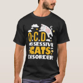 O C D強迫猫障害かわいい猫Tシャツ Tシャツ (正面)