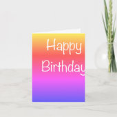 O.C.D.誕生日カード カード (正面)