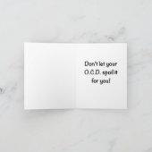 O.C.D.誕生日カード カード (内部)