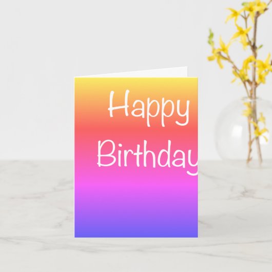 O.C.D.誕生日カード カード (黄色い花)