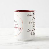 O Come All Ye Faithful | Christian Christmas Mug マグカップ (中央)